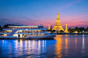 ICONSIAM-tur og aftenkrydstogt på Chao Phraya-floden