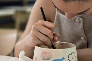 Pottery Bisque Painting Class with Glazing & Firing