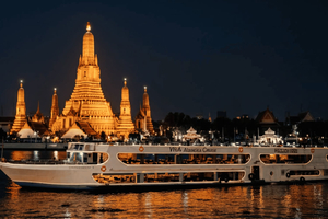 Wat Pho & Wat Arun Tour with Dinner Cruise