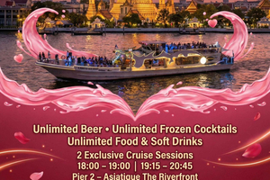 Yodsiam Dinner Cruise with Buffet,Free Beer & Upper Desk