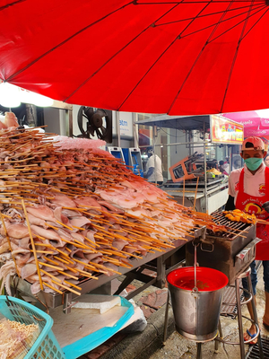 Guy Kao Grilled Squid