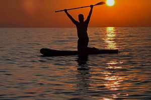 paddleboarden na zonsopgang, foto's, spullen en instructeur inbegrepen