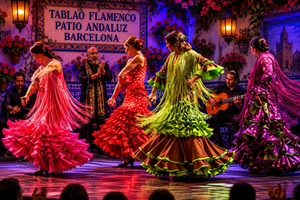 Barcelona: Flamenco at El Patio Andaluz with Optional Dinner