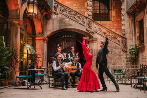 Barcelona: Flamencoshow in Palau Dalmases