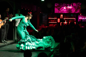 Barcelona: Flamencoshow med drink på La Rambla