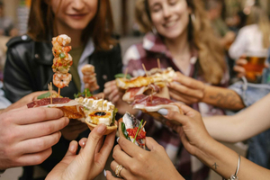 Barcelona: Matvandring med tapas og vin