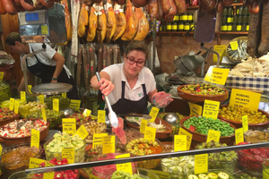 Culinaire tour op de markt van Barcelona, lokale en ambachtelijke proeverijen
