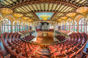 Barcelona: rondleiding door het Palau de la Música in het Japans