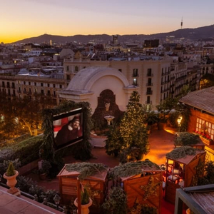 Christmas rooftop cinema en El Palace Barcelona