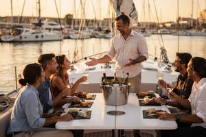 Gourmet Wine & Cheese and Sailing cruise