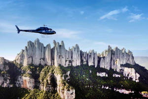 Helicopter Flight to Montserrat & Winery Vist