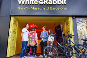 Passeio local de bicicleta elétrica e experiência White Rabbit