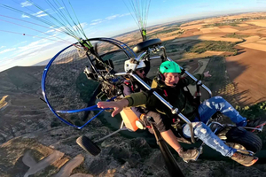 paramotorvlucht boven Catalonië