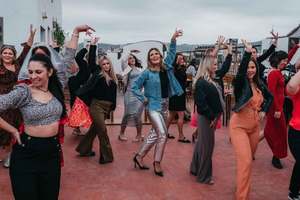 Rooftop Salsa Class with Unlimited Sangria