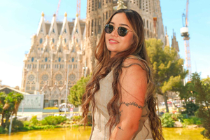 Barcellona: servizio fotografico alla Sagrada Familia per viaggiatori solitari