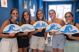 Spanish Fan or T-Shirt Painting with Drinks