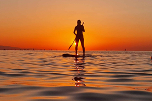 Sunrise Paddle Surf in Barcelona