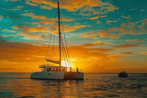 Sunset Catamaran Cruise with Drinks and Snacks