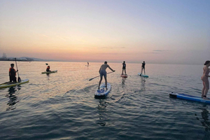 Sunset Paddleboarding