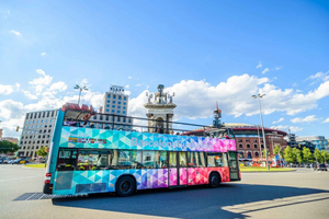 Stadsvandring med sightseeing med hop-on hop-off-buss