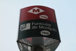 Funikulaariraide Montjuïc-vuorelle