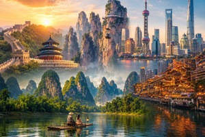 China en 15 días: Pekín·Shanghái·Chongqing·Zhangjiajie·Guilin