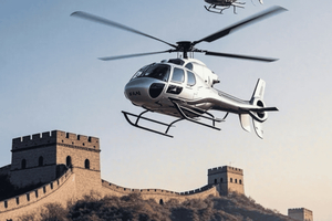 Badaling Great Wall Helicopter Ride & Entry