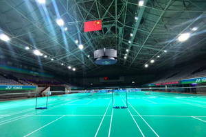 Pékin : expérience de badminton au gymnase olympique