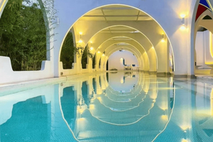 Billet til Beijing No.9 Hot Spring: Buffet og spa