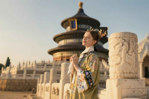 Beijing: Hanfu-fotografering i Himmelstemplet med billet