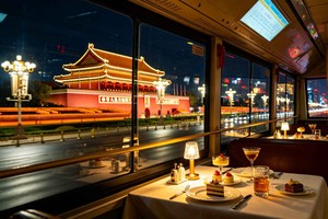 Aftenbustur på Chang'an Avenue (mulighed for cocktails)