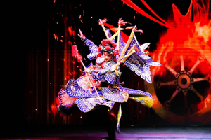 Peking Opera Show with Modern Lighting in Qianmen
