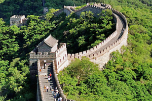 Lille gruppe til Mutianyu Great Wall inklusive afhentning på hotel