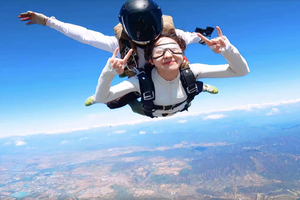 Beijing : saut en parachute en tandem et Grande Muraille de Badaling