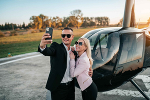 Beograd: Helikoptertur med velkomstdrink