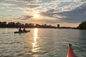 Beograd: Kajakeventyr ved solnedgang