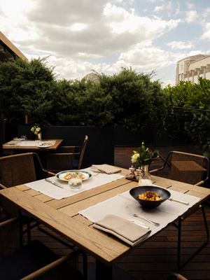 Ebisu rooftop restaurant