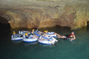 Belize City: Cave Tubing or Crystal Cave, or Ziplining Tour