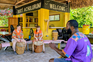 Garifuna Drumming Experience on Kalipuna Island- Hopkins