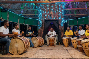 Live Drums with Sunset and Dinner.