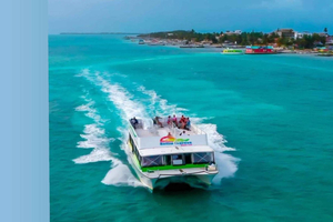 Tikal: Transfer z Tikal Gwatemala do Caye Caulker Belize autobusem + promem