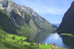 Bergen: prywatna jednodniowa wycieczka, rejs po fiordzie Nærøyfjord i kolejka Flåm