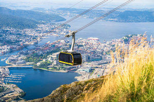 Bergen: biglietto di andata e ritorno per la funivia di Ulriken