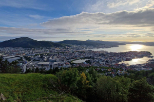 escursione sul Monte Fløyen e tour con amaca