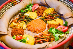 Berlijn: Ethiopische veganistische kookervaring