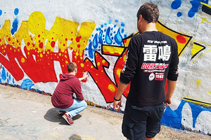 Berlijn: exclusieve graffitiworkshop met graffititour voor groepen/gezinnen
