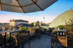 The Rooftop Terrace at Hotel de Rome