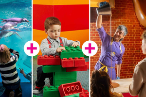 Birmingham: Cadbury World + SEA LIFE + LEGOLAND Discovery