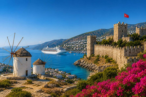 For Cruisers: Guided Bodrum Tour with Castle and Windmills