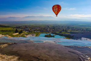 From Bodrum - Pamukkale Hot Balloon Flight Day Trip w/Lunch